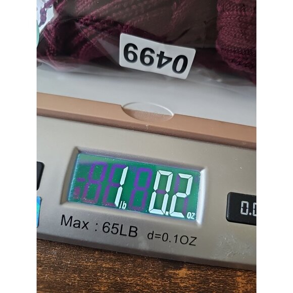 St John's Bay Women's NWT Sweater XL Purple Cotton Classic Cable Knit - Picture 10 of 10